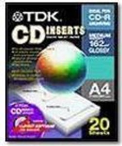 Obrázek z TDK A4 CD lesklý 20ks, 162g* 