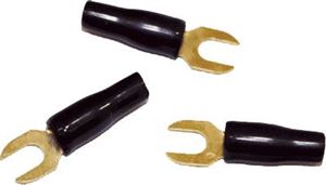 Obrázek z Vidlička kabelová 4mm2 černá 