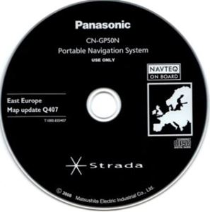 Obrázek z Panasonic STRADA mapy 2008 Update T1000-EE0407 