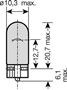 Obrázek z Žárovka OSRAM COOL BLUE - do parkovaček T10 