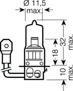 Obrázek OSRAM 12V H3 55W night breaker plus (1ks)