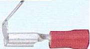 Obrázek Rozvaděč plochý 6,3 mm červený, 100 ks