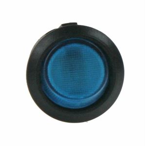 Obrázek z Spínač kolébkový kulatý 20A modrý s podsvícením 