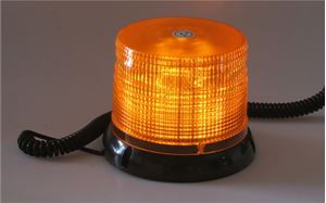 Obrázek z LED maják, 12-24V, oranžový magnet, homologace ECE R10 
