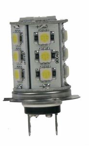 Obrázek z LED H7 bílá, 12V, 18LED/3SMD 