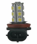 Obrázek LED H11 bílá, 12V, 18LED/3SMD