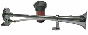 Obrázek z Singl-fanfára 387mm, chrom, 24V s kompresorem 
