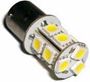 Obrázek z LED BAU15s bílá, 24V, 13LED/5730SMD 