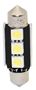 Obrázek z LED sufit (36mm) bílá, 12V, 3LED/3SMD s chladičem 