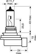 Obrázek OSRAM 12V H11 55W standard (1ks)