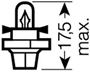 Obrázek z OSRAM 12V BX8,4d 2W standard (10ks) 