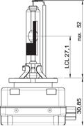 Obrázek x OSRAM 12V D3R 35W xenarc (1ks)