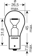 Obrázek OSRAM 24V P21W (BA15s) 21W standard (10ks)