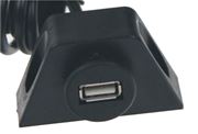 Obrázek Prodlužovací kabel USB s panelem na palubní desku 1m