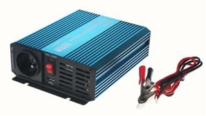 Obrázek z Sinusový měnič napětí z 12/230V + USB, 400W 