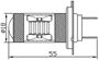 Obrázek z CREE LED H7 bílá, 12-24V, 30W (6x5W) 