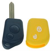 Obrázek Silikonový obal pro klíč Citroën 2-tlačítkový, žlutý
