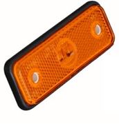 Obrázek Boční obrysové LED světlo, 12-24V, oranžové, obdélník, ECE R91