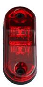 Obrázek Zadní obrysové světlo LED, červený ovál