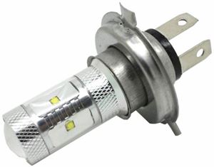 Obrázek z CREE LED H4 bílá, 12-24V, 30W (6x5W) 