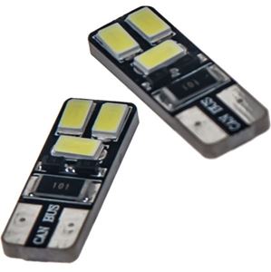 Obrázek z LED T10 bílá, 12V, 6LED/5730SMD 