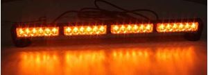 Obrázek z LED světelná alej, 24x 1W LED, oranžová 645mm, ECE R10 
