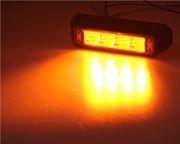 Obrázek PROFI výstražné LED světlo vnější, oranžové, 12-24V, ECE R65
