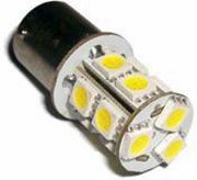 Obrázek LED BA15s bílá, 12-24V, 4x COB LED