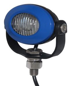 Obrázek z PROFI LED výstražné světlo 12-24V 3x3W modrý ECE R10 92x65mm 