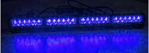 Obrázek z LED světelná alej, 24x 1W LED, modrá 645mm, ECE R10 