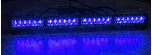 Obrázek z LED světelná alej, 24x 1W LED, modrá 645mm, ECE R10 