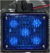 Obrázek x PREDATOR LED vnitřní, 12V, 10x LED 1W, modrý