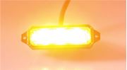 Obrázek MINI PREDATOR 3x1W LED, 12-24V, oranžový, ECE R10