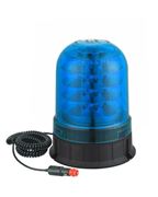 Obrázek LED maják, 12-24V, 24x3W modrý, magnet, ECE R10
