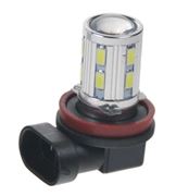 Obrázek LED H11 bílá 10-30V, 12SMD 5630 + 3W