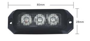 Obrázek z PREDATOR 3x3W LED, 12-24V, oranžový, ECE R10 