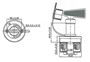 Obrázek z x Odpojovač baterie 300A, M10, odnímatelná klička 