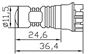 Obrázek z LED PW24W bílá, 12-24V, 30W (6x5W) 