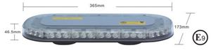Obrázek z SLIM rampa oranžová, 42LEDx3W, magnet, 12-24V, 365mm, ECE R65 R10 