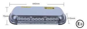 Obrázek z Rampa oranžová, 32LEDx1W, magnet, 12-24V, 440mm, ECE R10 