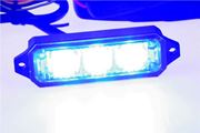Obrázek MINI PREDATOR 3x1W LED, 12-24V, modrý, ECE R10