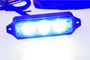 Obrázek z MINI PREDATOR 3x1W LED, 12-24V, modrý, ECE R10 