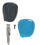 Obrázek Silikonový obal pro klíč Renault, 1-tlačítkový, modrý