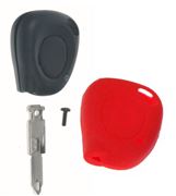 Obrázek Silikonový obal pro klíč Renault, 1-tlačítkový, červený