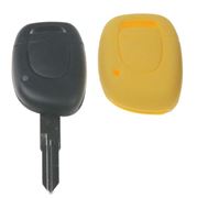 Obrázek Silikonový obal pro klíč Renault, 1-tlačítkový, žlutý