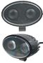Obrázek z PROFI LED výstražné bodové světlo 10-80V 2x4W modré 143x122mm 