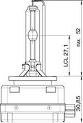 Obrázek OSRAM 12V D1S 35W xenarc ORIGINAL (1ks)