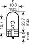 Obrázek z OSRAM 12V W5W (W2,1x9,5d) 5W standard (10ks) 