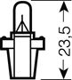 Obrázek z OSRAM 12V B8,5d 1,2W standard (10ks) 