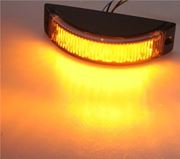 Obrázek Výstražné LED světlo vnější, oranžové, 12-24V